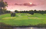 Diane Romanello Bethpage Black, 18th Hole painting